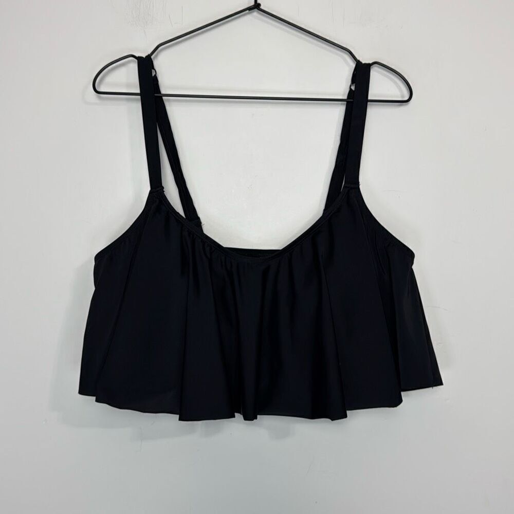 Torrid Wireless Straight Flounce Bikini Top 2